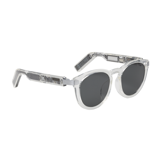 JBL Soundgear Frames Round - Pearl - Audio Glasses - Hero